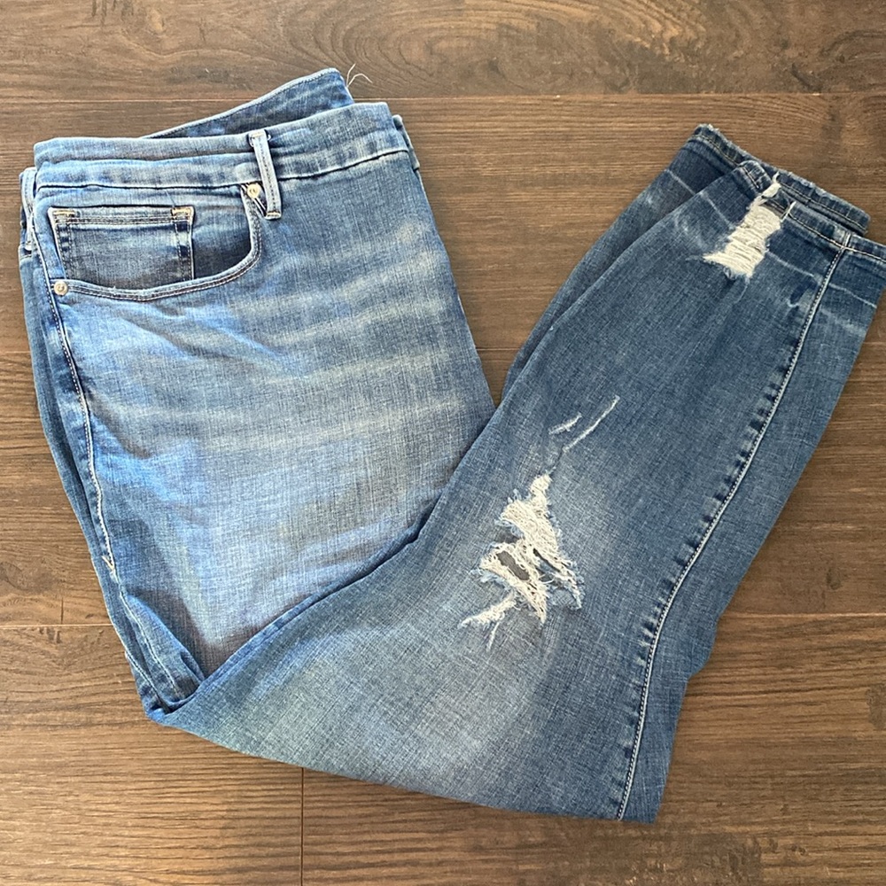 Good American Distressed Jeans